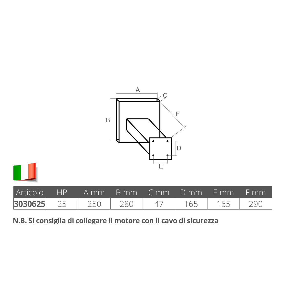 Supporto motore basculante