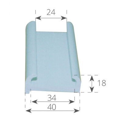 CANALINA TR40 PER C40 MT 4