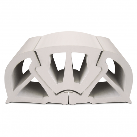 PROFILO BUMPER 160 BIANCO MT 2